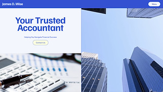  website templates - Accountant (Structured)